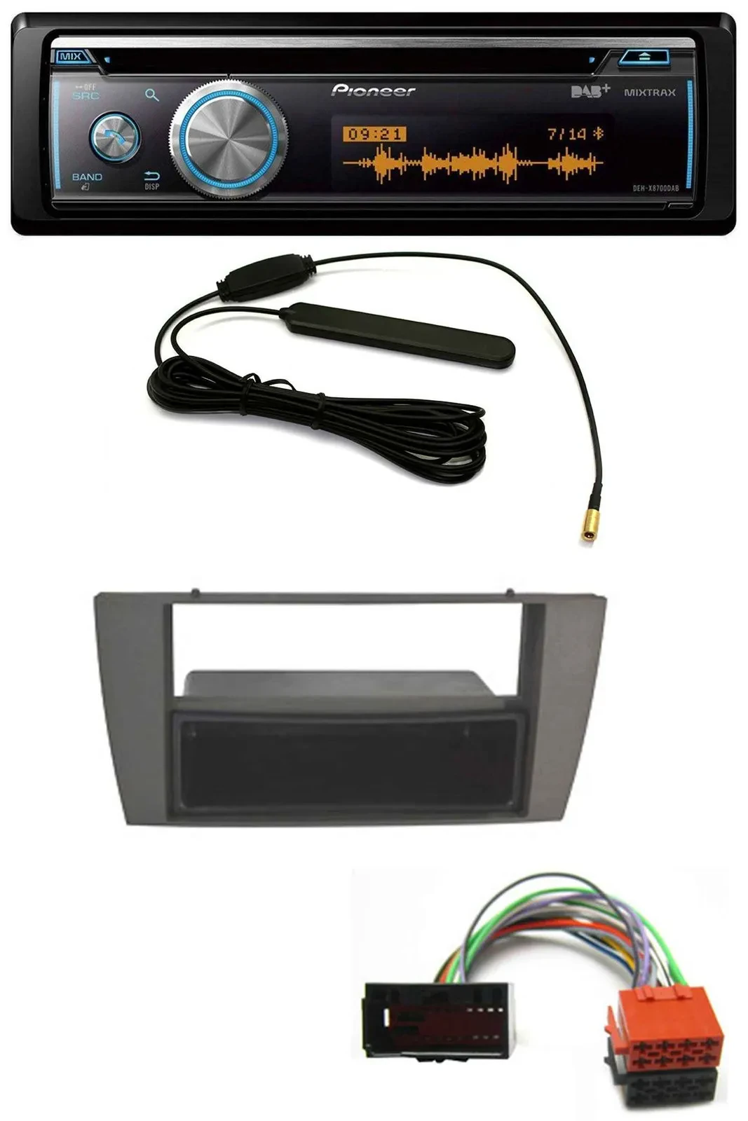 Автомагнитола для Jaguar S-Type/X-Type (2003–2008) Pioneer CD, USB, Bluetooth, DAB, MP3