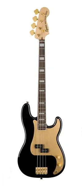Бас-гитара Fender Squier 40th Anniversary Gold Edition Precision Bass Black