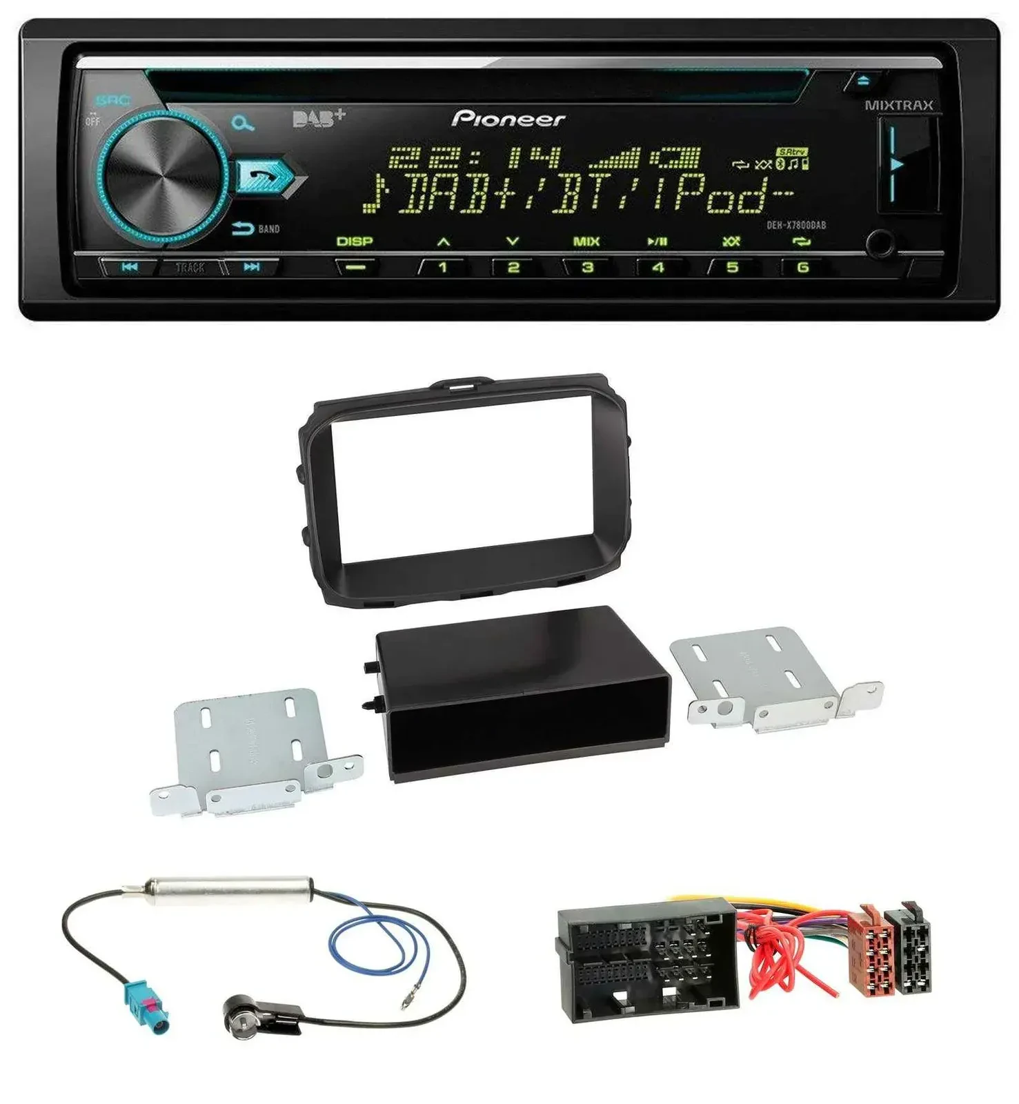 Автомагнитола для Alfa Romeo Giulietta 940 Facelift Pioneer DAB, CD, USB, Bluetooth, MP3