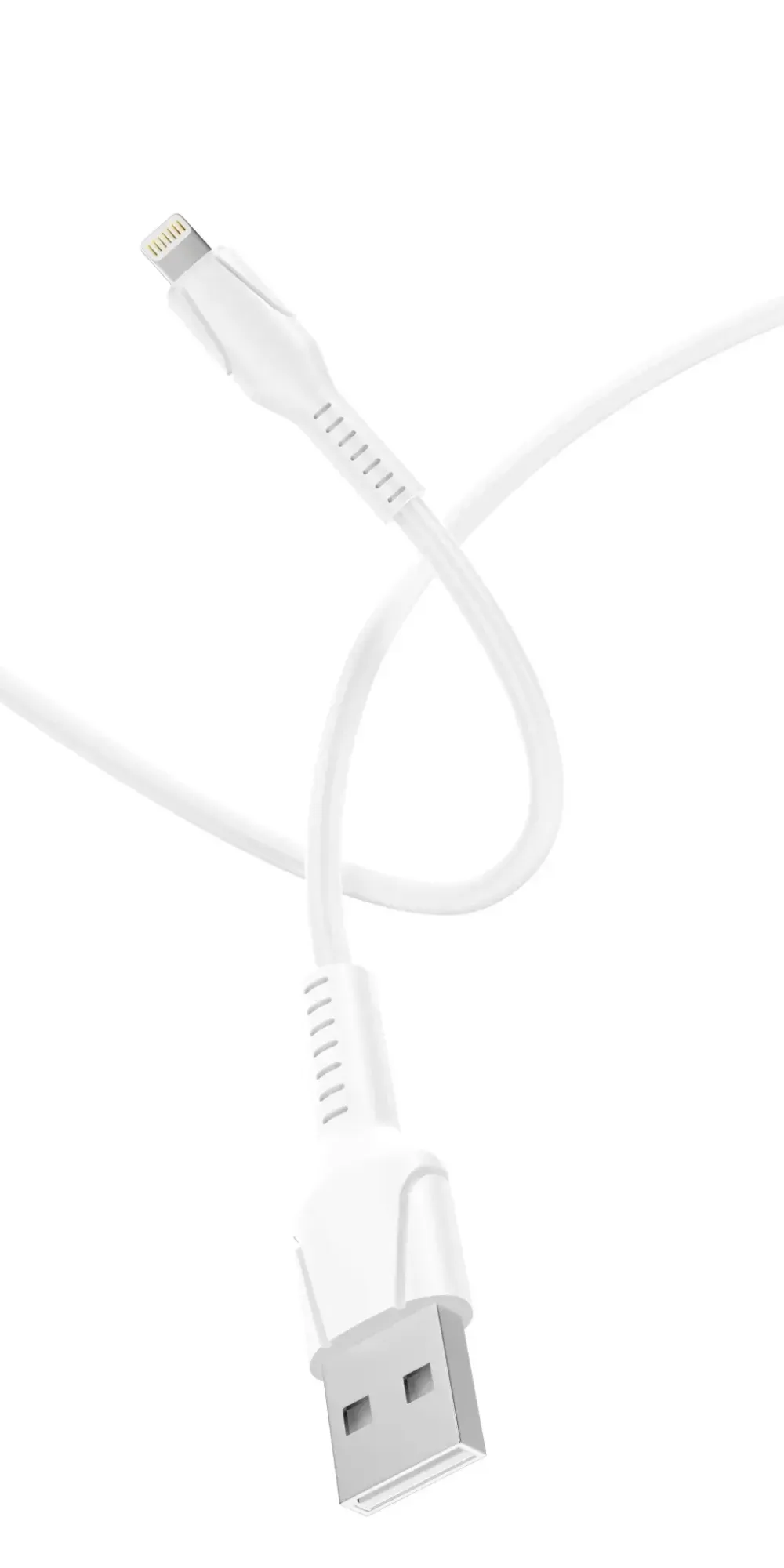 USB-кабель GoPower 00-00028368 GP21L White 2.4A