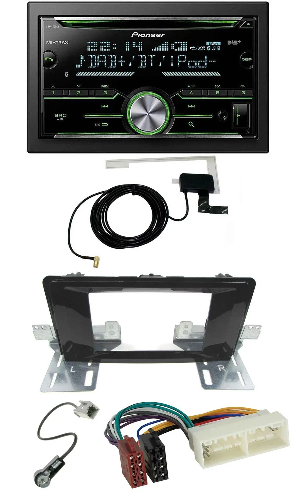 Pioneer CD USB MP3 Bluetooth 2DIN DAB Autoradio für Hyundai H 350 (ab 2016)