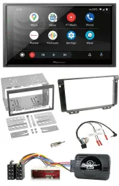 Автомагнитола для Land Rover Freelander 2004- Pioneer 2DIN, DAB, Bluetooth, USB, поддержка управления на руле