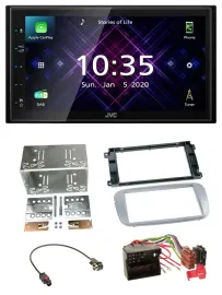 JVC DAB 2DIN MP3 Bluetooth USB Autoradio für Ford Galaxy C-Max Focus ab 2007 Pro