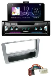 Pioneer USB MP3 Bluetooth DAB Autoradio für Honda Civic 01-03 silber man. Klima.
