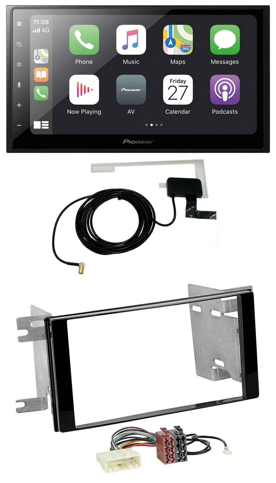 Pioneer USB MP3 2DIN Bluetooth DAB Autoradio für Subaru Impreza Forester 07-12