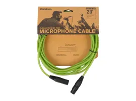 Микрофонный кабель D'Addario Classic Series Pro PW-CPMIC-20GL 6 м, светло-зелёный
