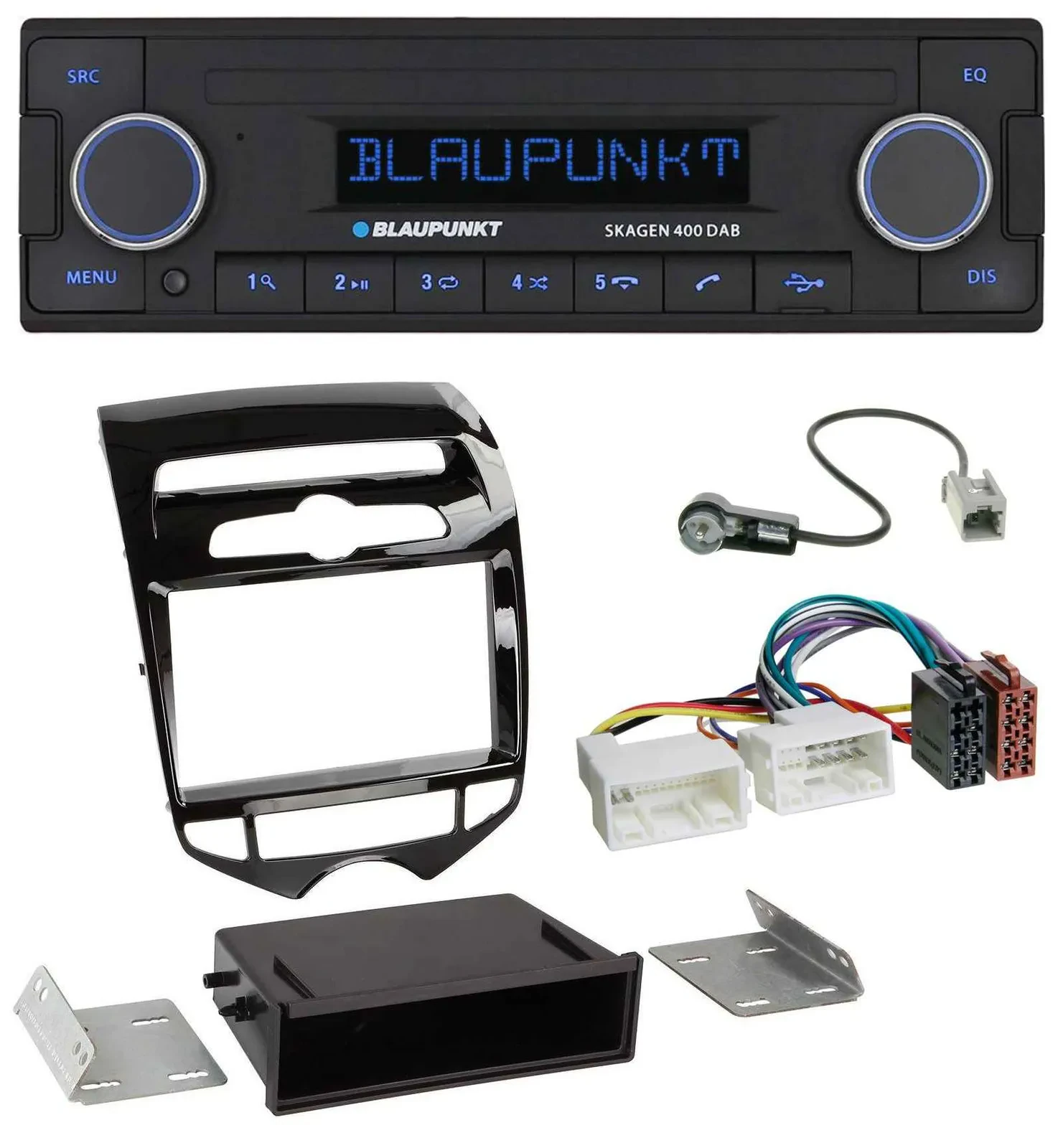 Blaupunkt DAB USB Bluetooth MP3 Autoradio für Hyundai ix20 ab 10 autom. Klima