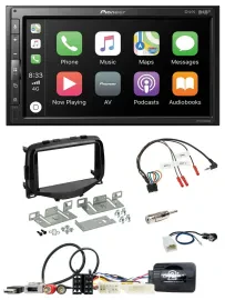 Pioneer USB Lenkrad DAB 2DIN Bluetooth Autoradio für Toyota Aygo 2014-2021