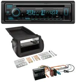 Автомагнитола для Citroen Nemo / Peugeot Bipper Kenwood Bluetooth, DAB, CD/MP3, USB