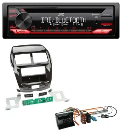 JVC CD DAB USB Bluetooth MP3 Autoradio für Citroen C4 Aircross Mitsubishi ASX Pe