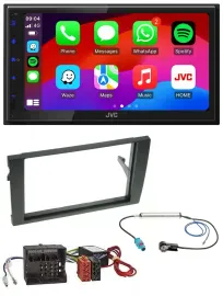 JVC Bluetooth 2DIN MP3 DAB USB Autoradio für Audi A4 B7 04-08 Aktivsystem MOST Q