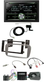 Pioneer CD USB Lenkrad Bluetooth 2DIN DAB Autoradio für Ford C Max Galaxy Focus