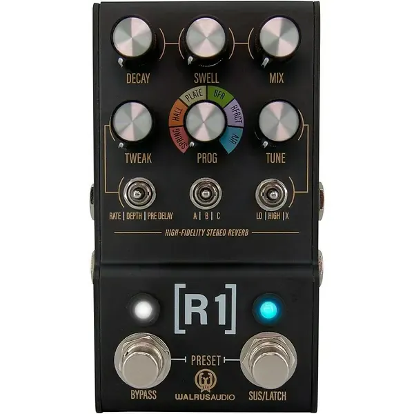 Педаль эффектов для электрогитары Walrus Audio MAKO Series R1 High-Fidelity Reverb