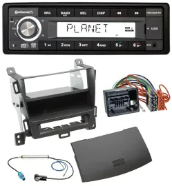 Автомагнитола Continental 1-DIN, USB/AUX, DAB, MP3, черный, для Opel Zafira Tourer (с 2012)