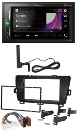 Автомагнитола для Toyota Prius (2009–2012) Pioneer 2DIN, MP3, DAB, Bluetooth, AUX