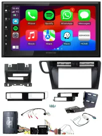Kenwood Lenkrad USB DAB 2DIN Bluetooth Autoradio für Audi Q5 08-17 8R Infoadapte