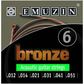 Струна одиночная для акустической гитары EMUZIN .051 №6