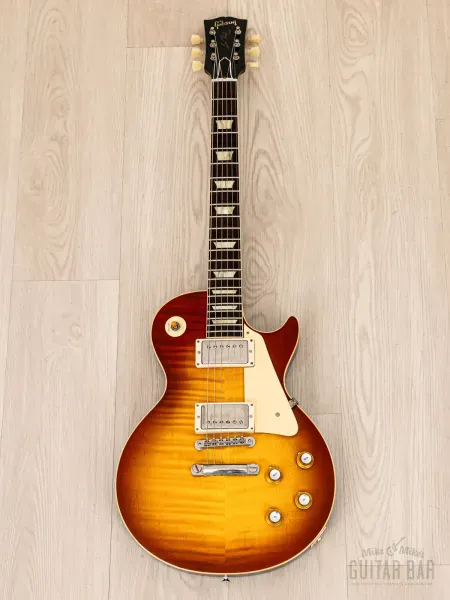 Электрогитара Gibson Custom Shop 1960 Les Paul Standard V2 HH VOS Tomato Soup Burst w/case USA 2020