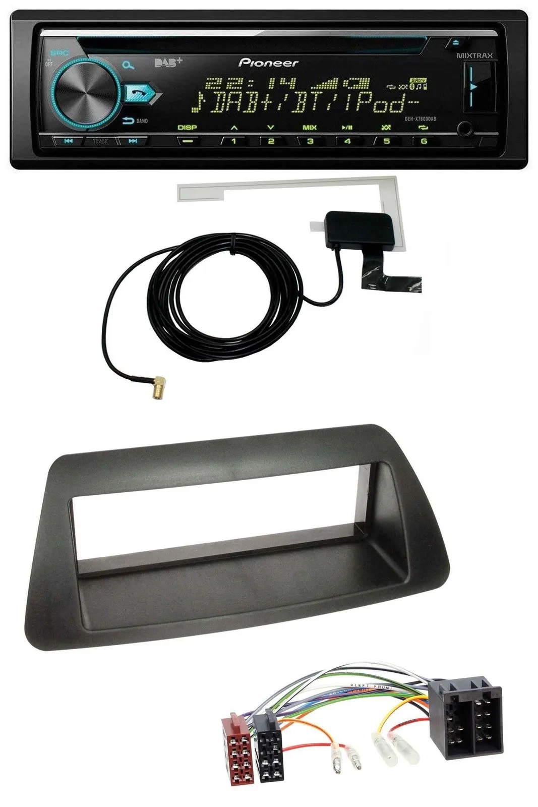 Pioneer MP3 AUX CD USB DAB Autoradio für Fiat Bravo Brava Marea Marea-Weekend