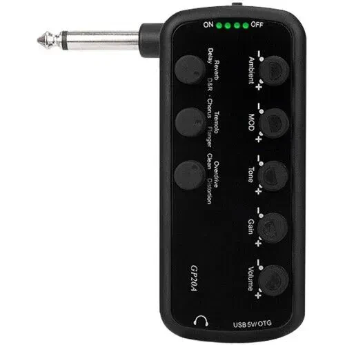 Гитарный усилитель для наушников N-RoK GP-20 Black