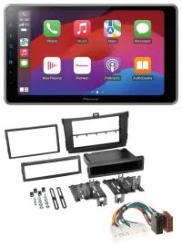 Pioneer MP3 USB DAB Bluetooth 2DIN Autoradio für Toyota Corolla 09-13 schwarz