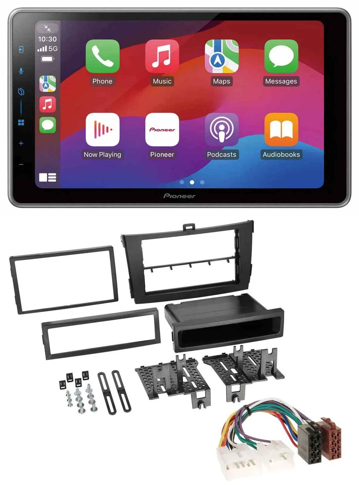 Pioneer MP3 USB DAB Bluetooth 2DIN Autoradio für Toyota Corolla 09-13 schwarz