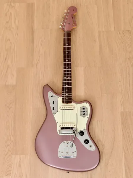 Электрогитара Fender American Vintage Thin Skin '62 Jaguar SS Burgundy Mist w/case USA 2008