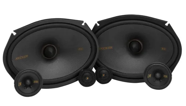 Kicker 51KSS369 6x9" KS Series 3-way 4-ohm Component Speaker System