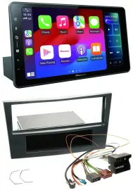 Pioneer Bluetooth DAB MP3 USB Autoradio für Opel Corsa D ab 2005 Stealth Schwarz