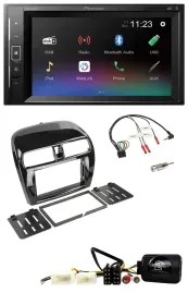 Pioneer DAB Lenkrad 2DIN Bluetooth USB Autoradio für Mitsubishi Mirage SpaceStar
