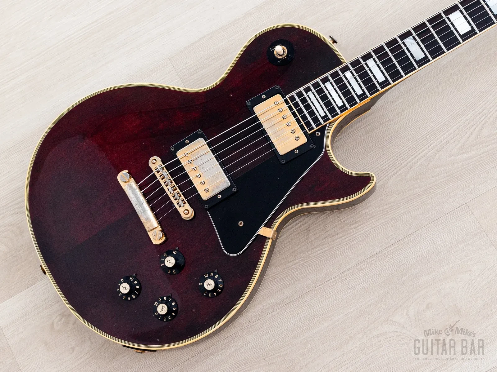 1976 Greco EG1000 Custom Wine Red, 100% Original w/ Maxon U-3000, Case