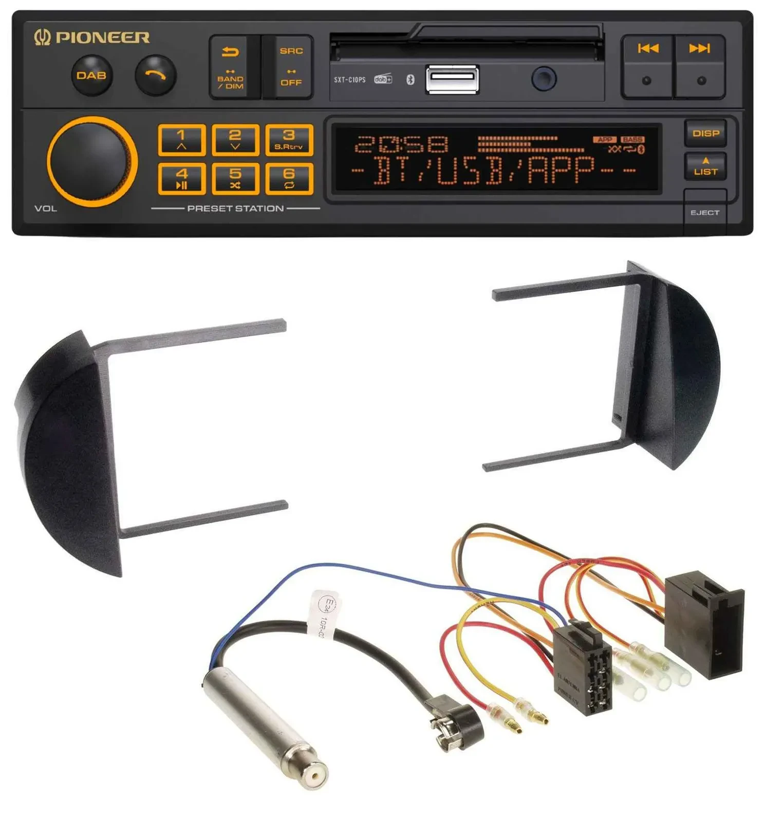 Pioneer DAB MP3 USB Bluetooth Autoradio für VW Beetle (1998-2011)