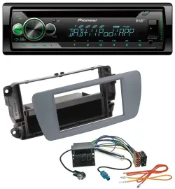 Автомагнитола Pioneer USB MP3 DAB AUX CD для Seat Ibiza (с 2008), серый