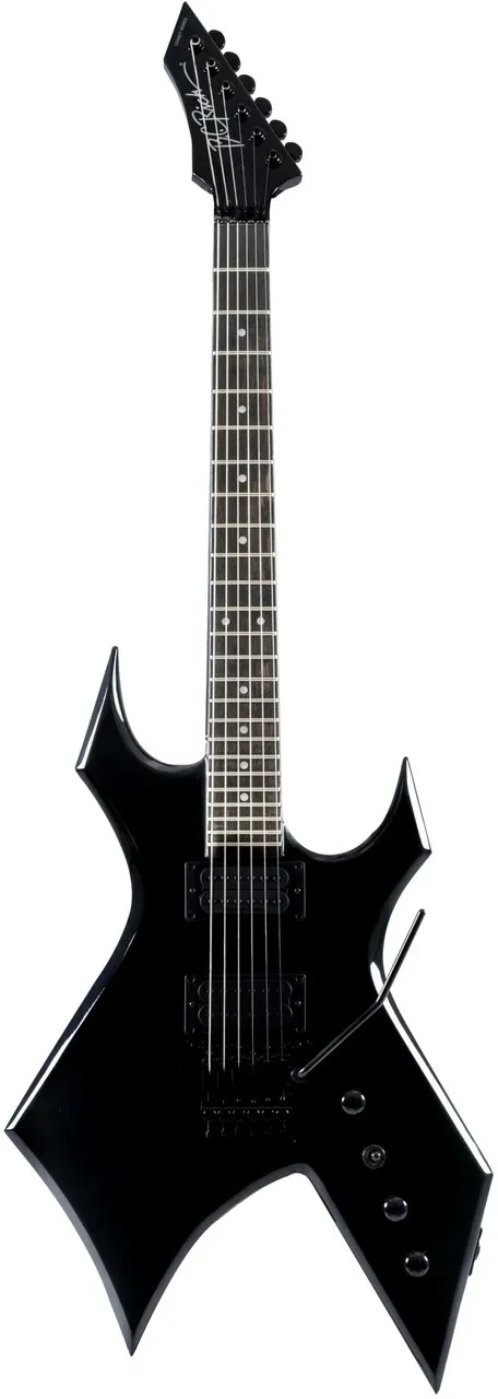 BC Rich Warlock Legacy Electric Guitar Black w/ Floyd Rose