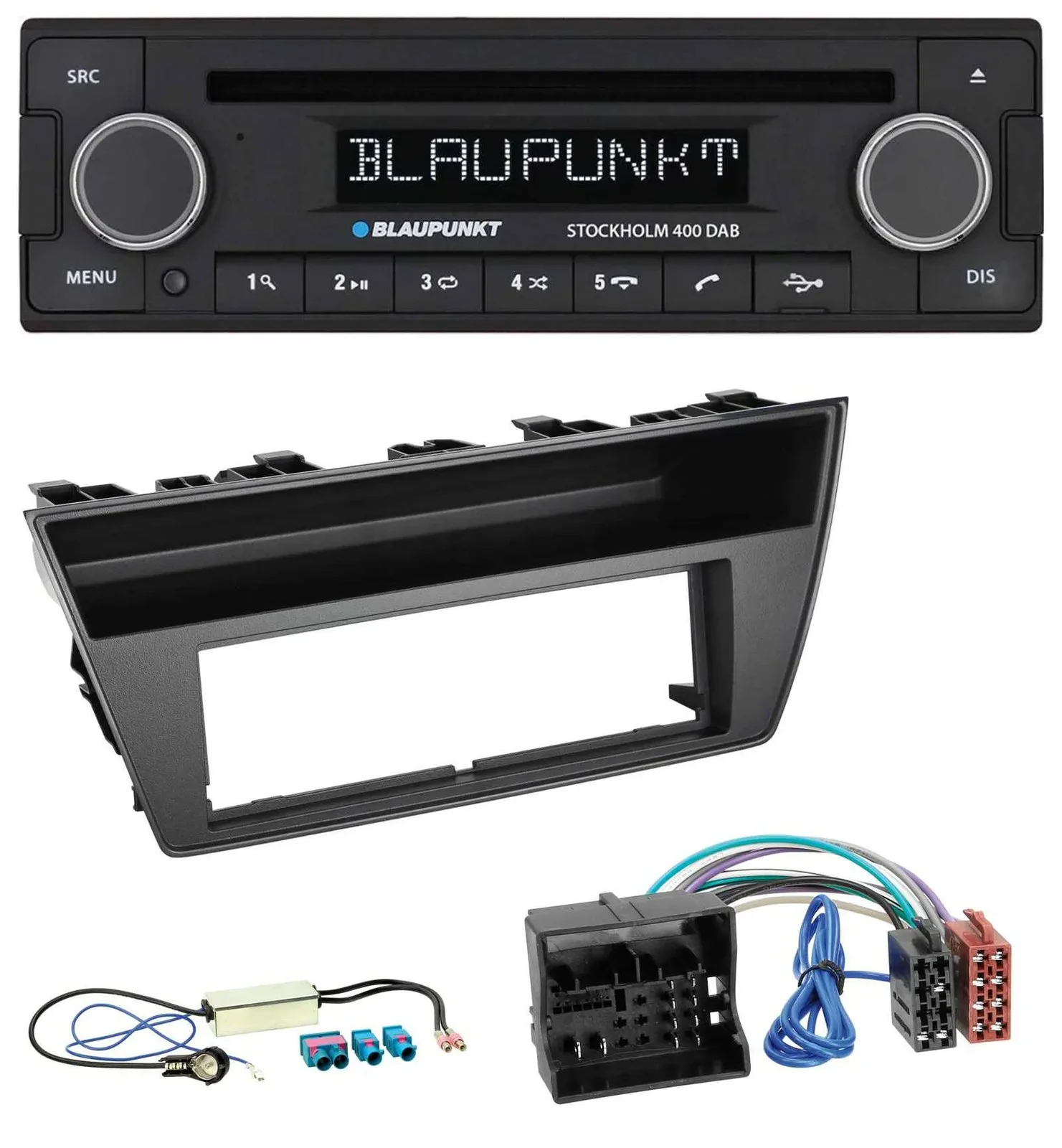 Blaupunkt MP3 Bluetooth DAB CD USB Autoradio für Skoda Fabia III (2014-2020)