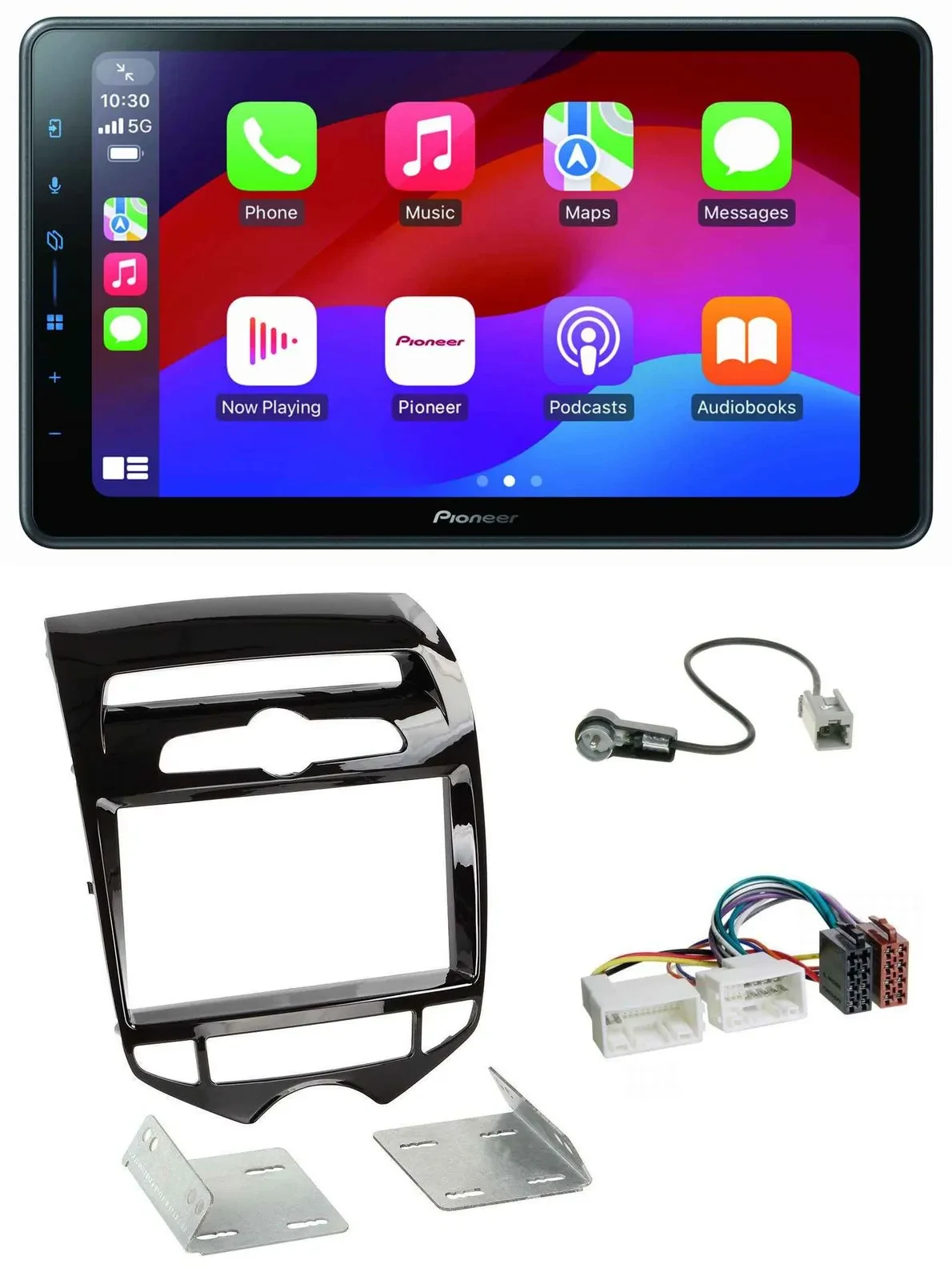 Pioneer Bluetooth 2DIN USB MP3 DAB Autoradio für Hyundai ix20 ab 10 autom. Klima