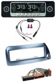 Dietz MP3 DAB Bluetooth USB Autoradio für Ford Ka bis 2008 blau-metallic