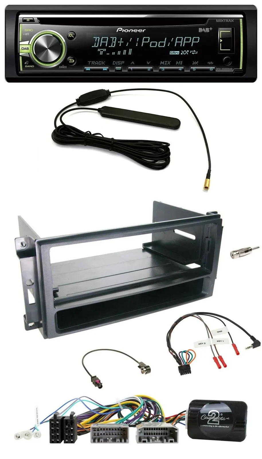 Pioneer MP3 USB CD DAB Lenkrad Autoradio für Chrysler Dodge Jeep