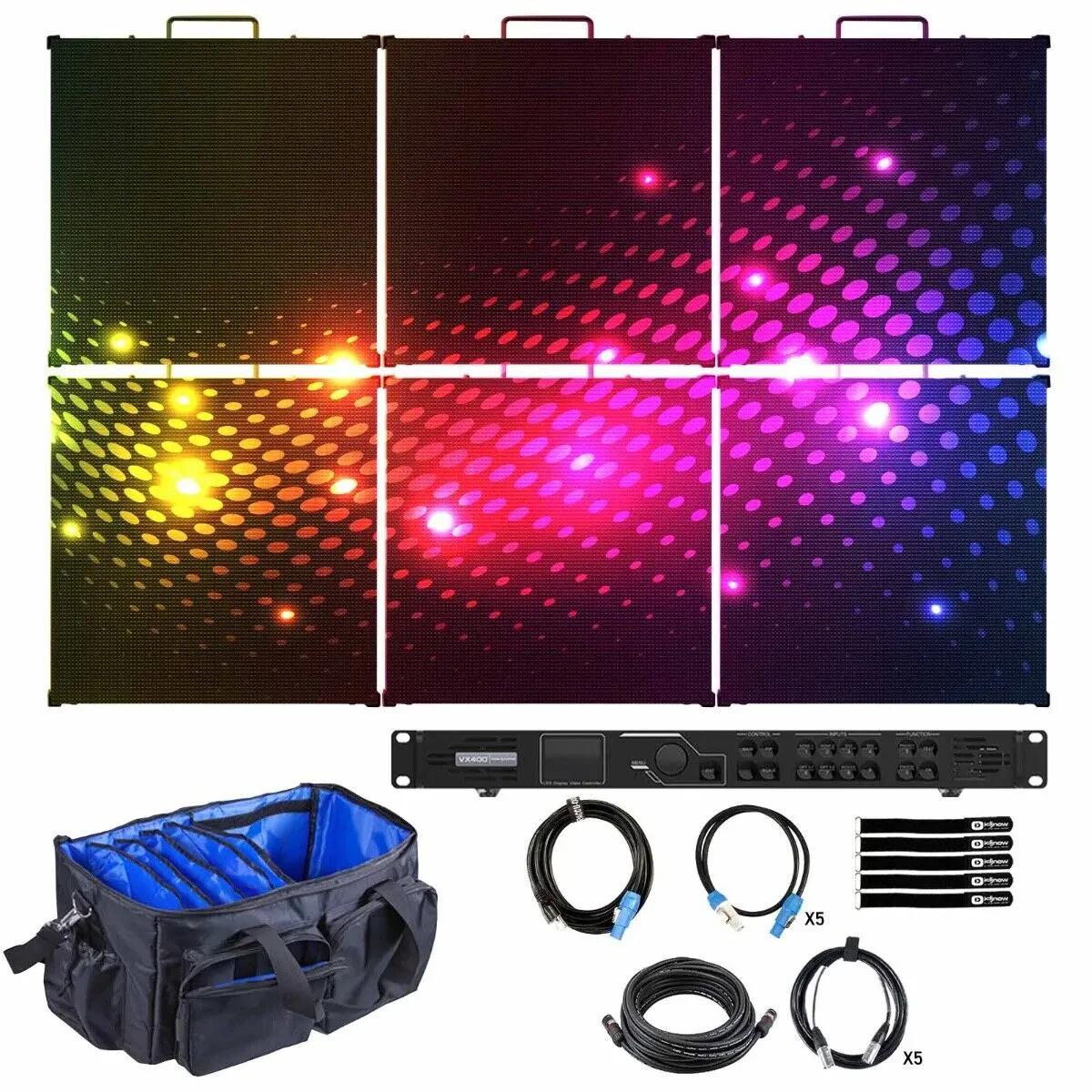 ADJ VS2 Vision Series 3x2 LED Video Panel System w Processor