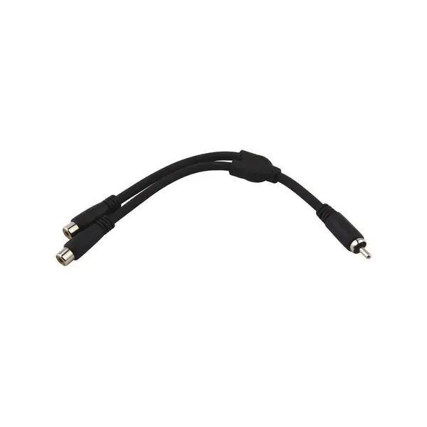 Pig Hog 6" RCA Male to Dual RCA Female Y Cable #PY-RM2RF