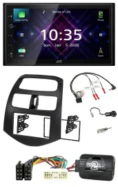 JVC DAB 2DIN Lenkrad Bluetooth USB Autoradio für Chevrolet Spark KLM 2012-2013