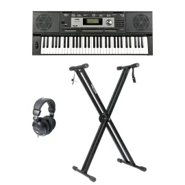 G-300 Digital Keyboard Set 61 Tasten 633 Sounds 220 Styles 128 Poly Kopfhörer