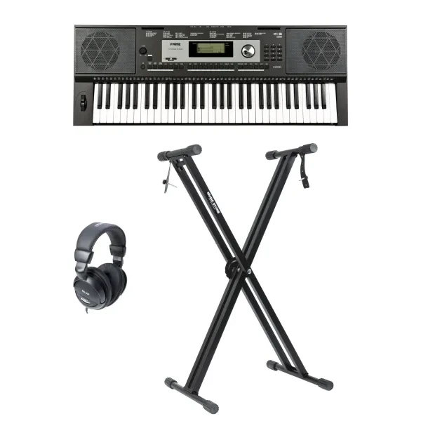 G-300 Digital Keyboard Set 61 Tasten 633 Sounds 220 Styles 128 Poly Kopfhörer