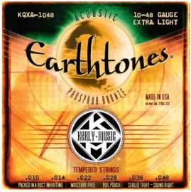 Струны для акустической гитары KERLY KQXA-1048 Earthtones Phosphor Bronze Tempered