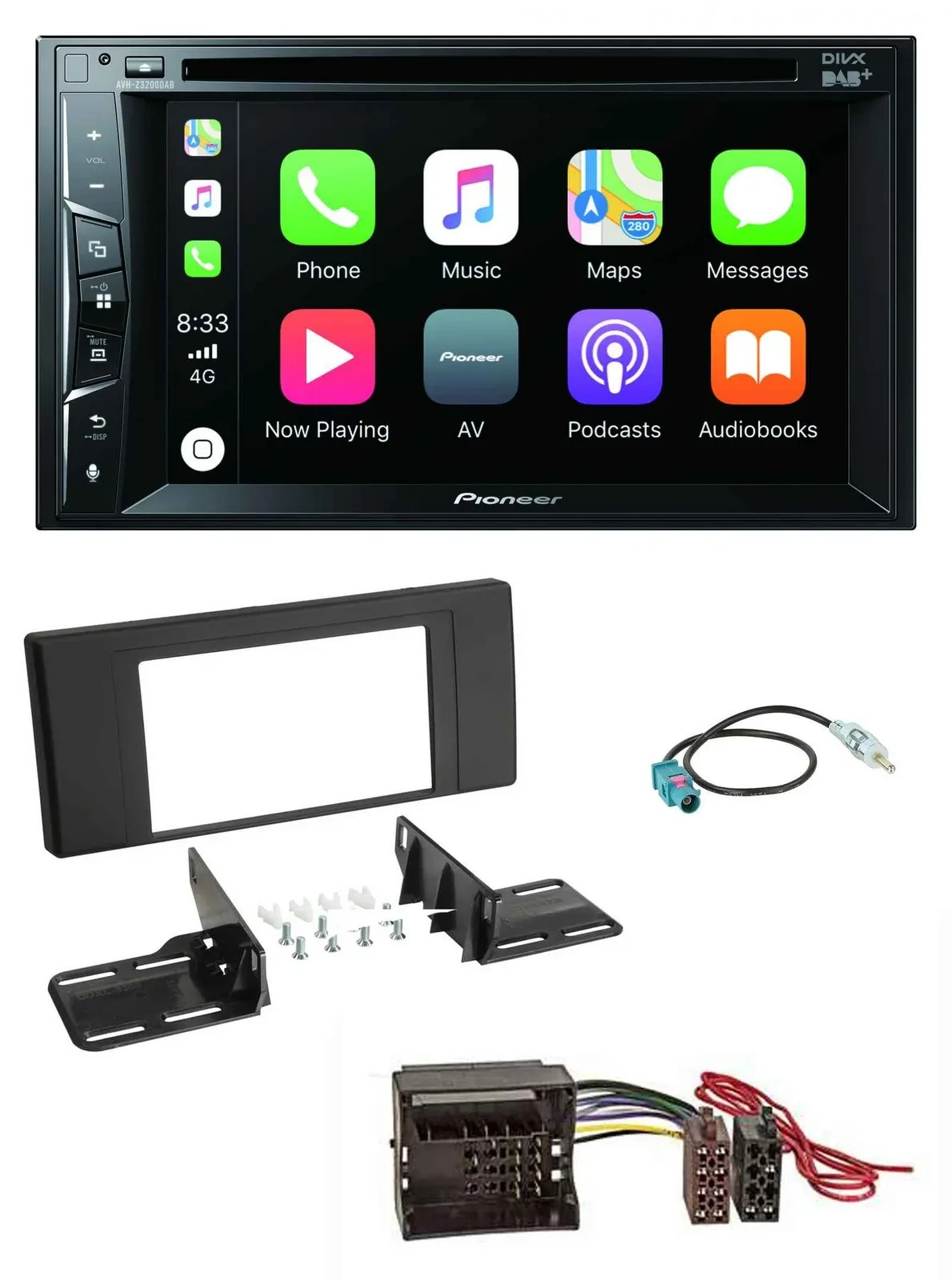 Pioneer MP3 USB DVD Bluetooth DAB 2DIN Autoradio für Land Rover Range Rover Vogu
