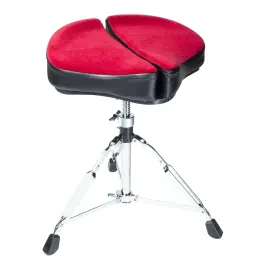 D9300 Drumhocker Split Seat Doppelstrebig Sattelform Vinyl Stufenlos