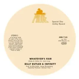 Виниловая пластинка Billy Butler & Infin - Whatever'S Fair / Simple Things [New 7" Vinyl]