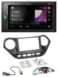 Pioneer 2DIN MP3 DAB USB Bluetooth Autoradio für Hyundai i10 ab 2013 AUX USB