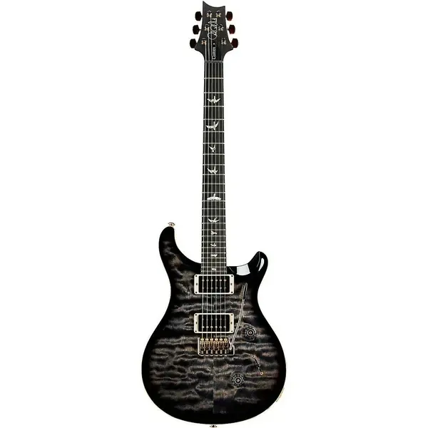 Электрогитара PRS Wood Library Custom 24 with Quilt 10-Top Charcoal Burst