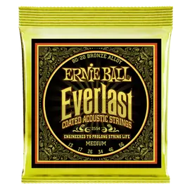Струны для акустической гитары Ernie Ball 2554 Everlast 80/20 Bronze Medium 13-56